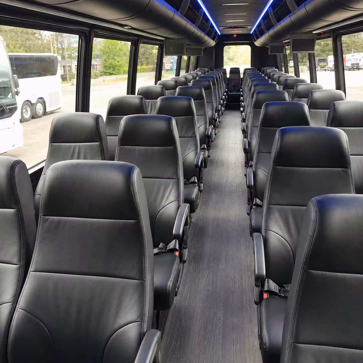 28 passenger minibus inside