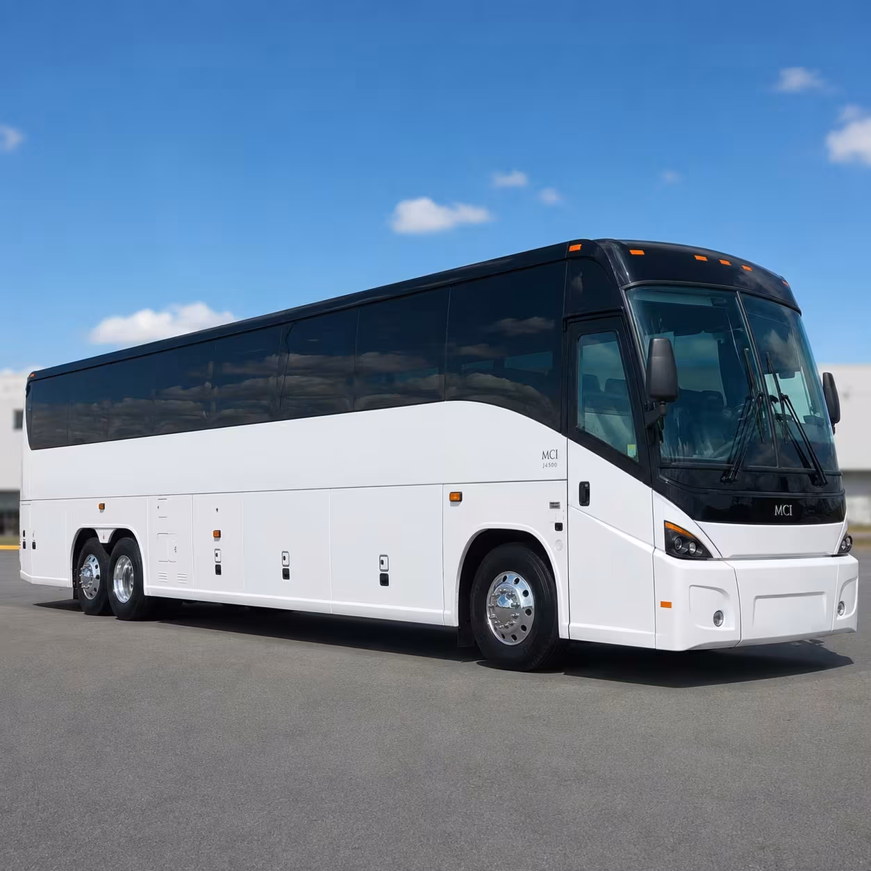 moreno valley charter bus rental exterior