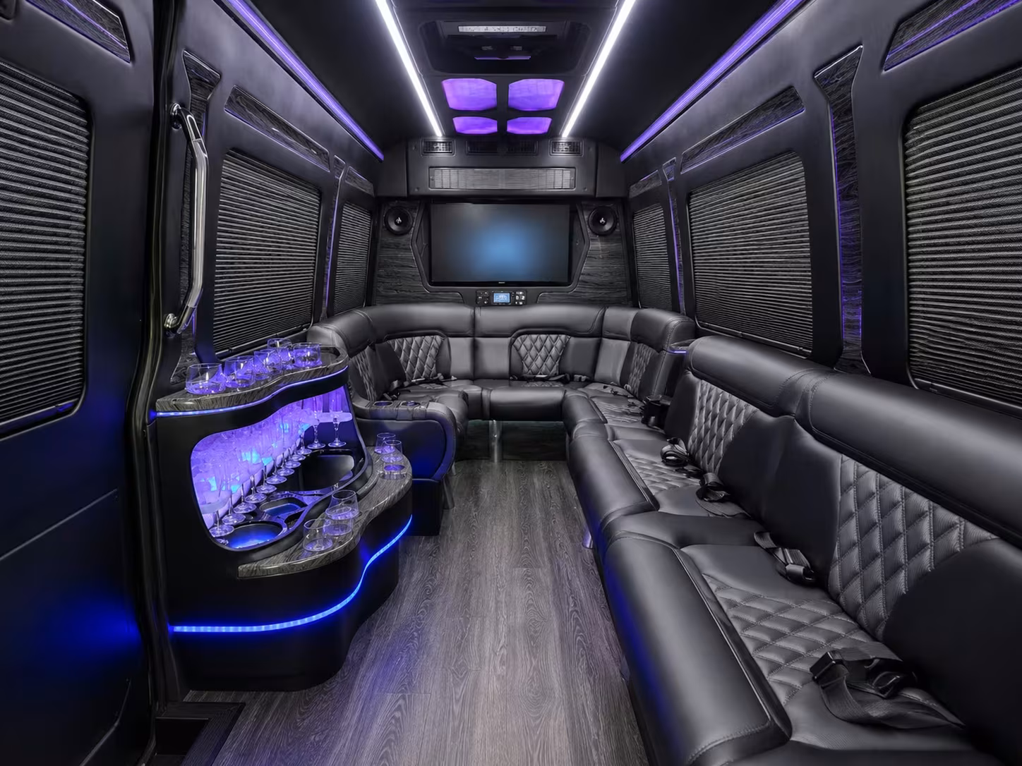 sprinter van transportation for small moreno valley prom groups