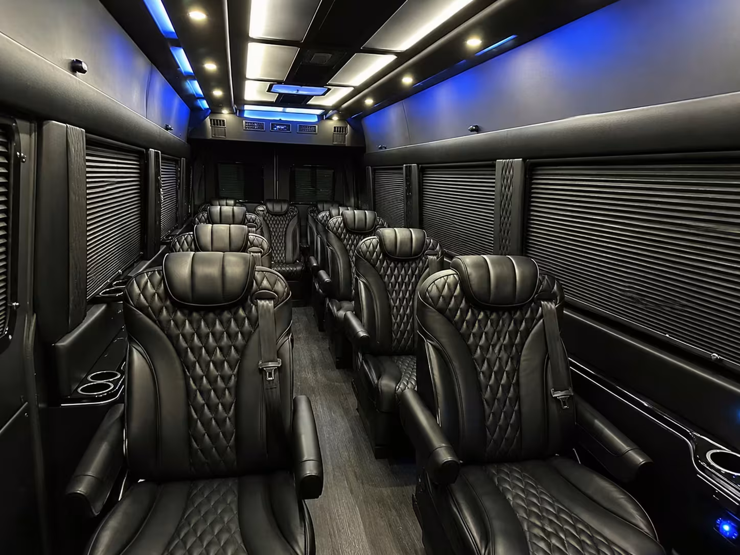 sprinter van with driver inside