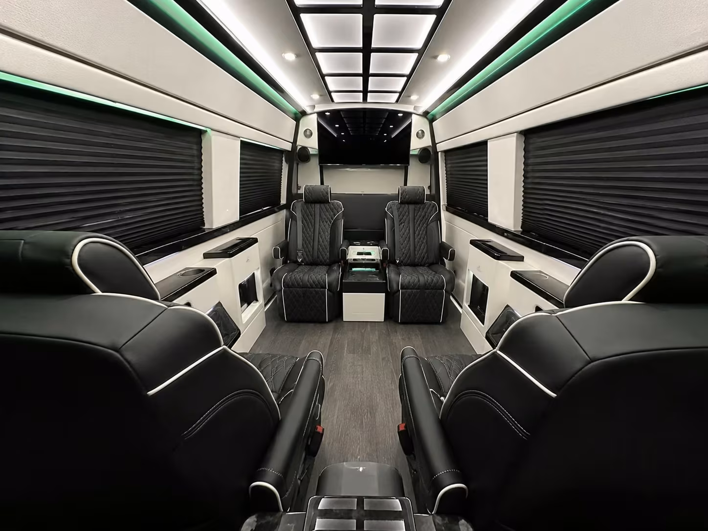 sprinter van with driver interior