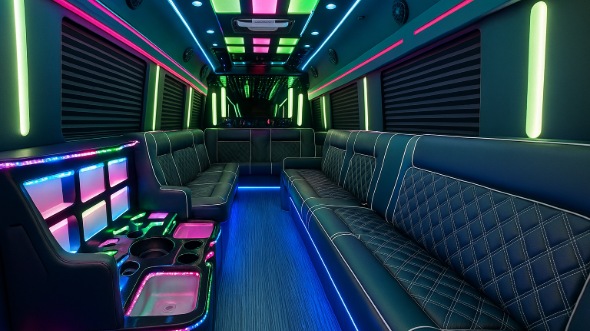 moreno valley party bus rental inside