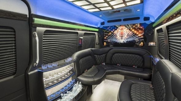 moreno valley sprinter limo rental inside