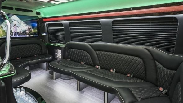 sprinter limo rental interior moreno valley